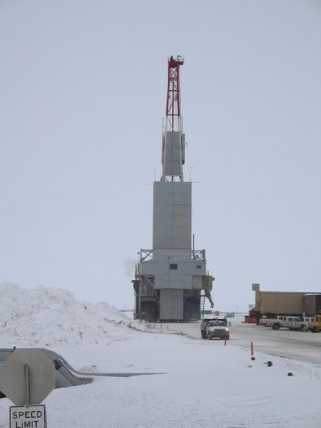 Nabor's drilling rig, apparently weighed in at about 1million pounds and was 