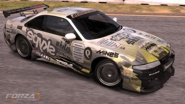 Skype Skin Ind Sponsored S14 Drift Car