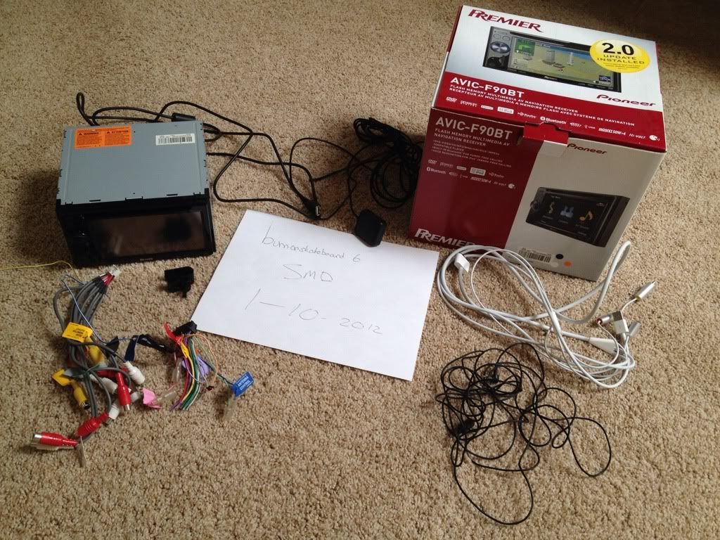 Pioneer Premier AVICF90BT For Sale Car audio related equipment only