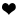 Black heart mini