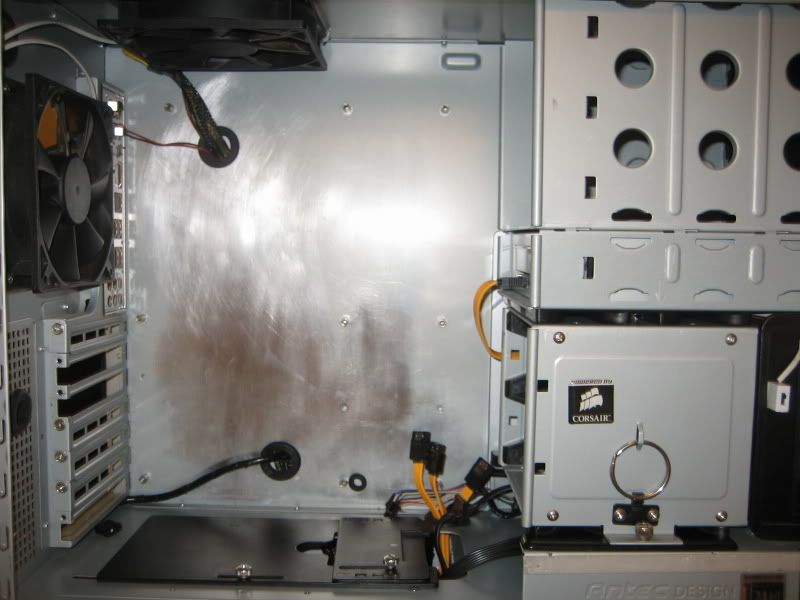 Cable management holes