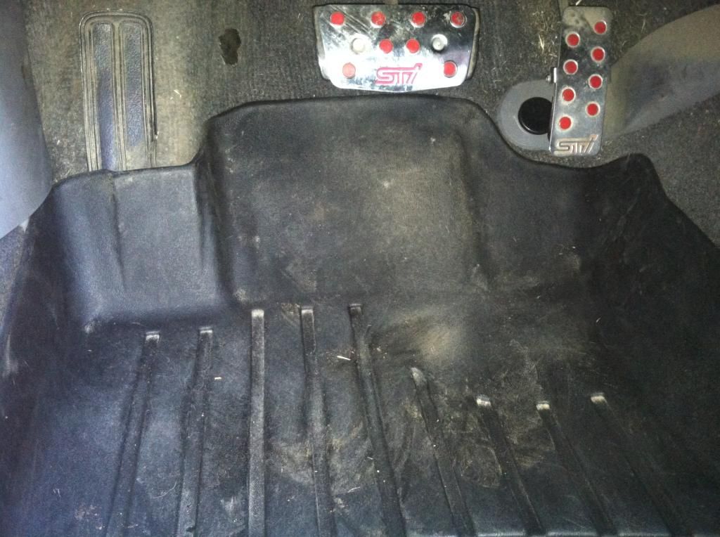 Front Weathertech DigitalFit Floor Liners for SG fit SF Forester models