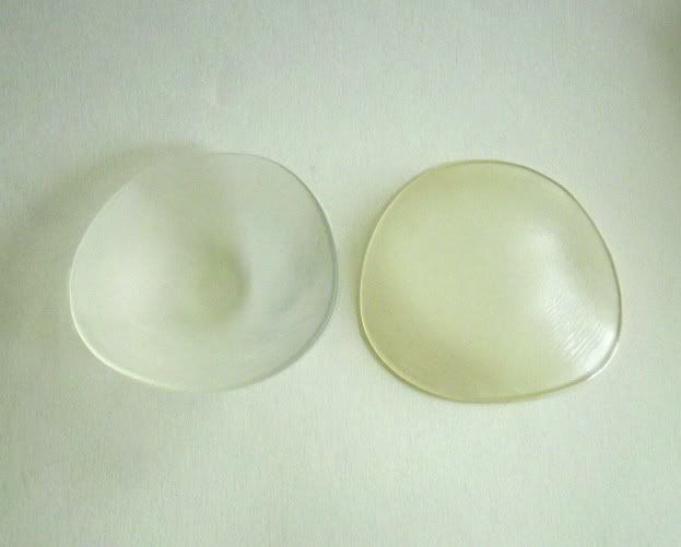 BRAZA Silicone Au Natural Bra Inserts Add a Cup Size Round Full Breast