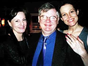 Photo: Dana Ivey with Sigourney Weaver and  Charles Durang