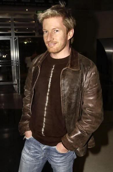 david in brown leather
