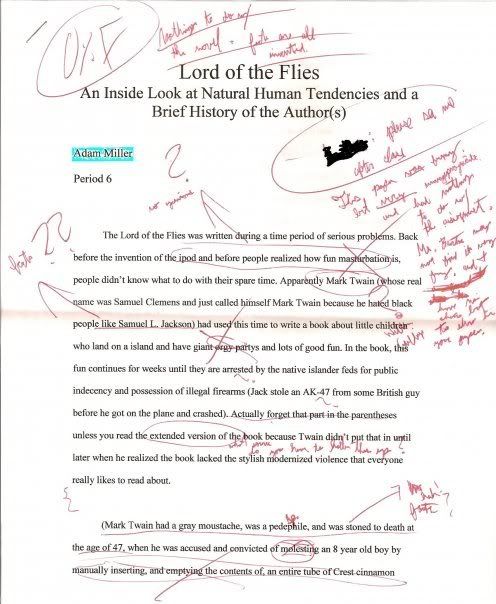 Introduction to an essay on lord of the flies