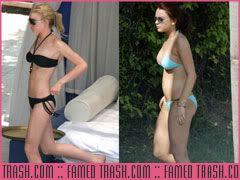 Lindsay Lohan is too skinny