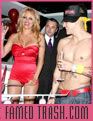Pamela Anderson celebrates Virgin Atlantic's 21st birthday flight