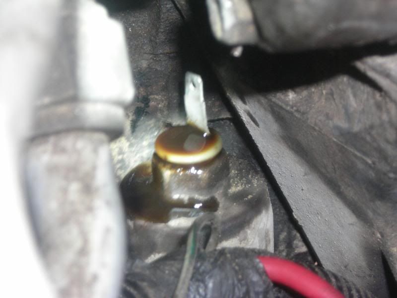 Honda oil sending unit leak #5