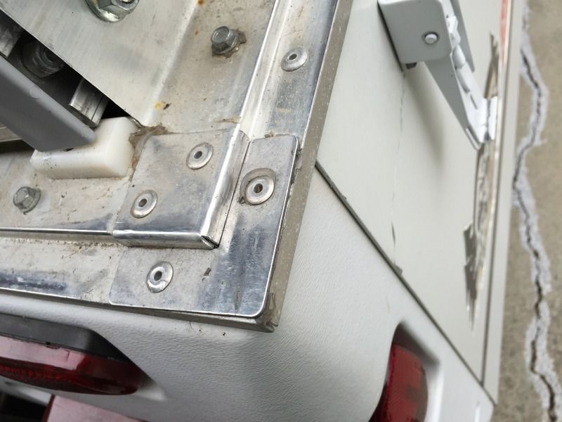 Rivets used on a Coleman trailer PopUpPortal