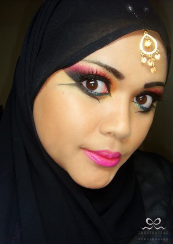 hijab styles and arabic makeup. For this Arabic Make up .