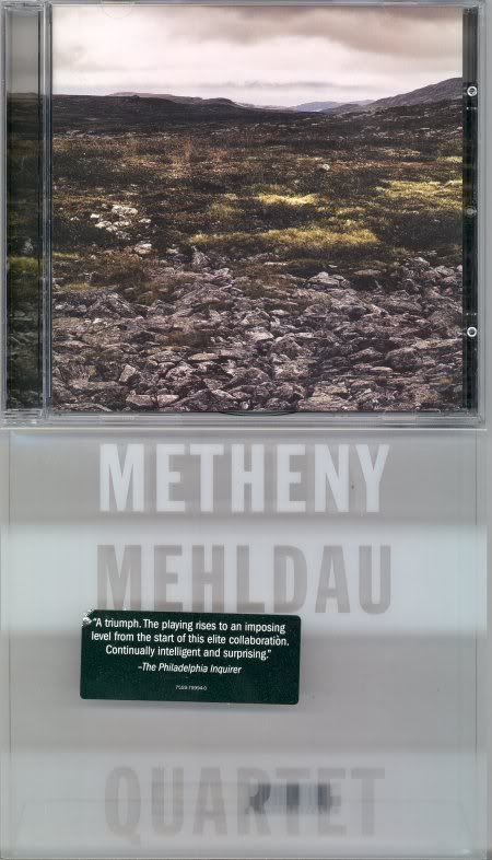 Metheny Mehldau Quartet. Pat Metheny samen met Brad