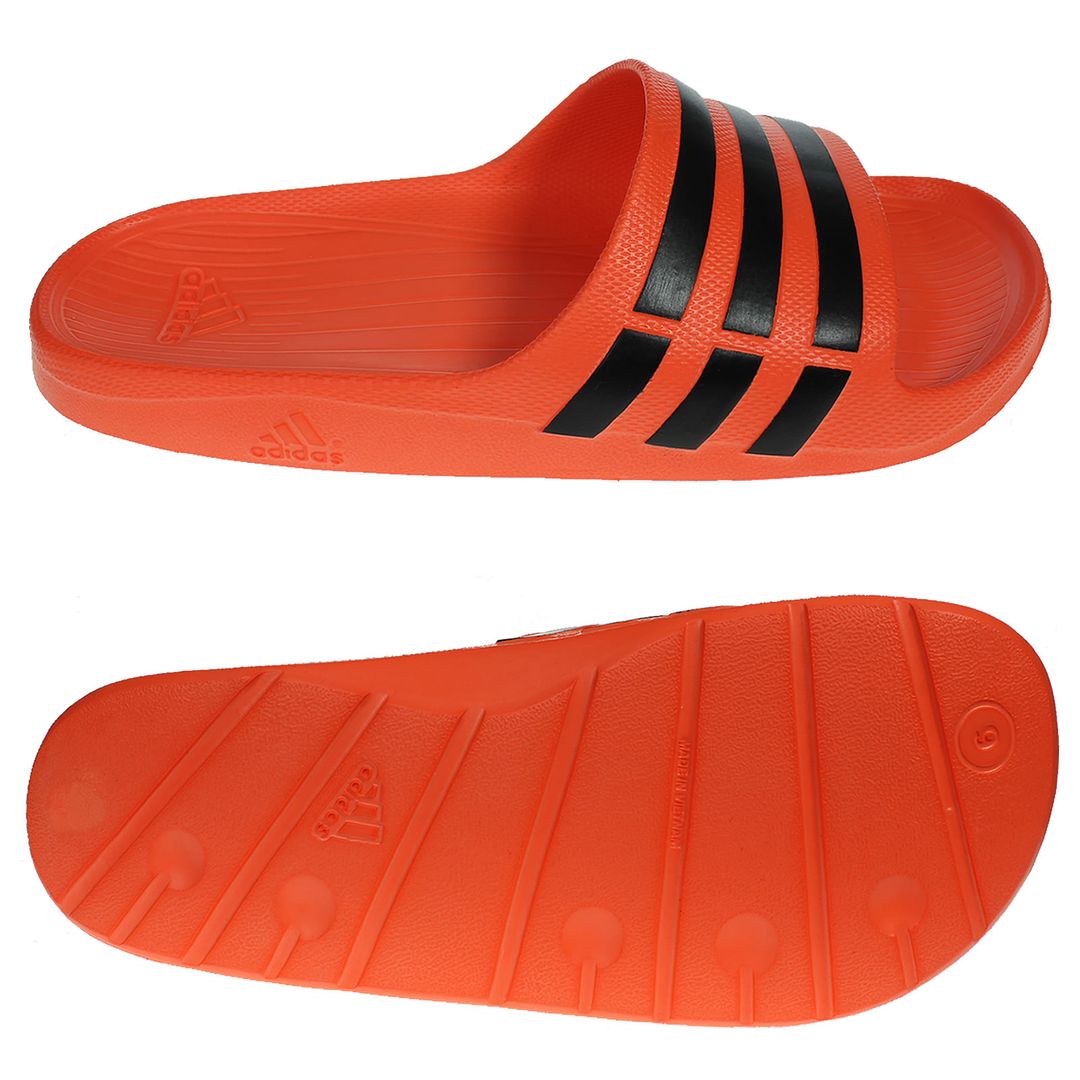 adidas orange slippers