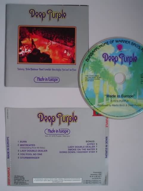 Made In Europe - Deep Purple