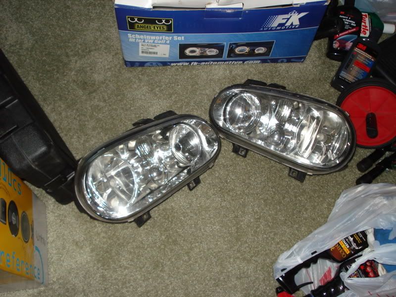 Mk4 golf headlights and drivetrain parts, H&R spacers VW Vortex