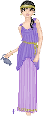 Me as an ancient Greek woman, even though I'm sooo not Greek.