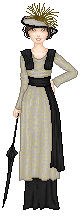 An Edwardian era outfit for a collab with Diffy.