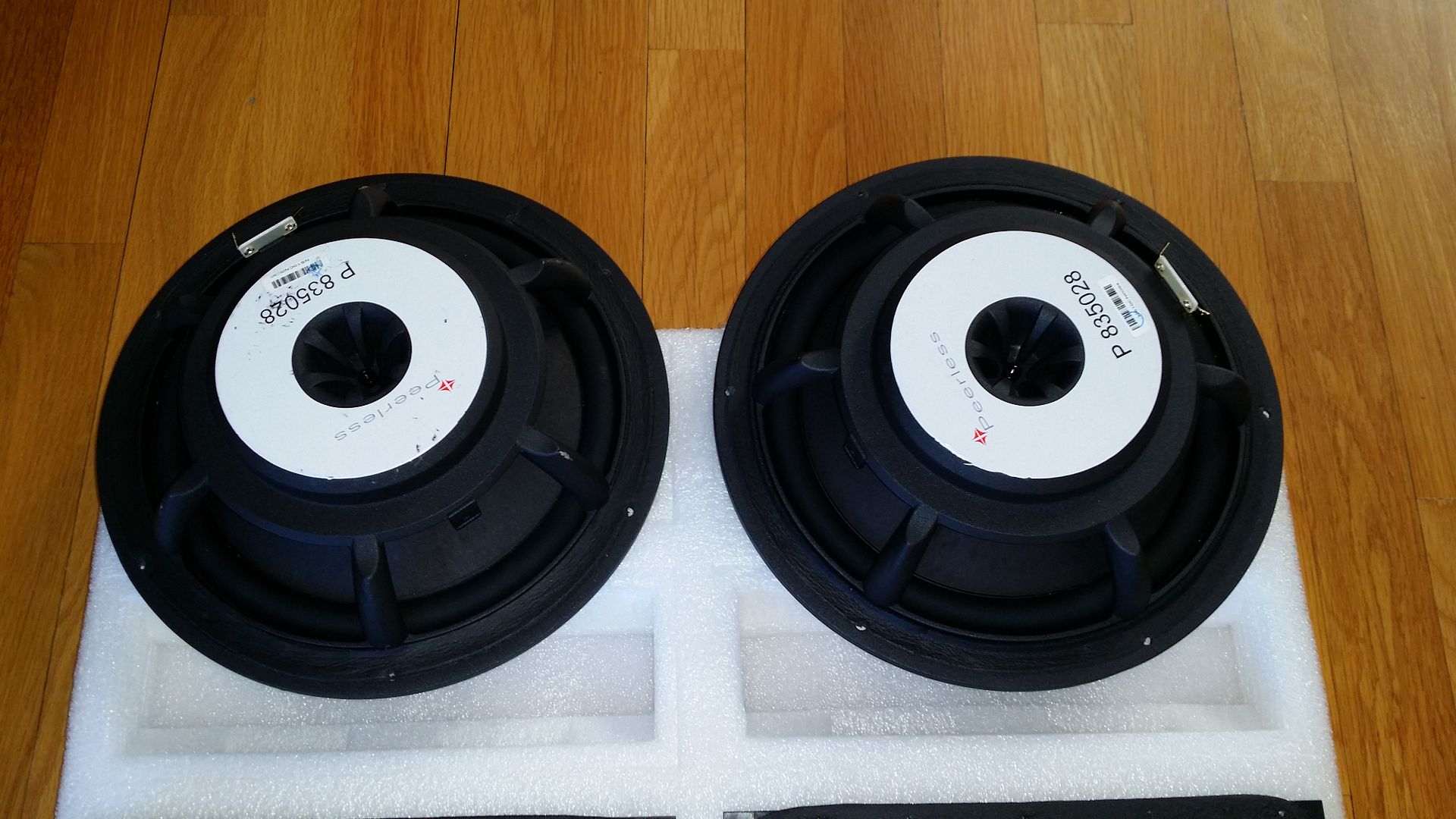 FS Peerless XLS 10" shallow subs, RARE Tymphany LAT250 pushpull subs