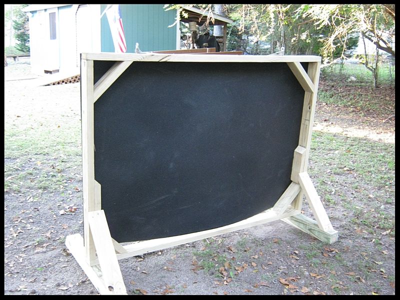 Archery target backstop Carolina Shooters Club