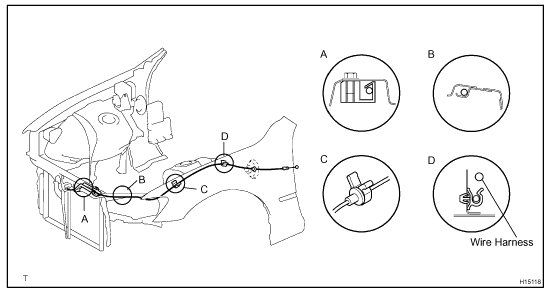 toyota hood latch diagram #6