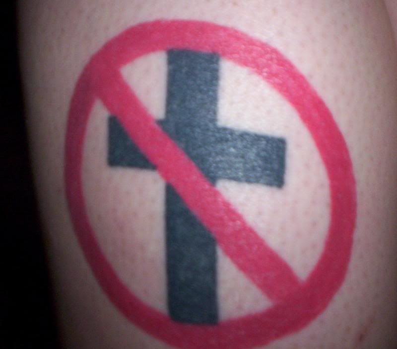 ^That was my first tattoo. I like Bad Religion, but I got the cross-buster 