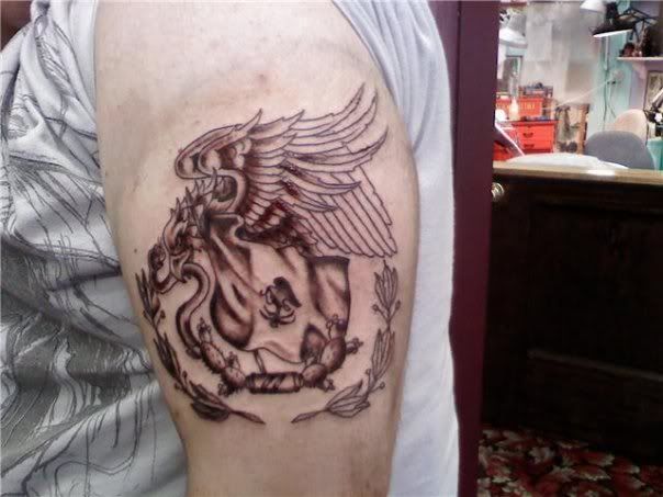 Tags:Black Ink,Black Tattoos, Heart, Ohm, Stipple. Tags: lion