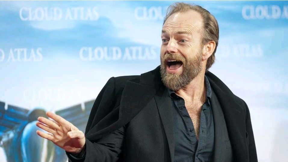 Actors Hugo Weaving is shown at a press conference for the Australian  News Photo - Getty Images