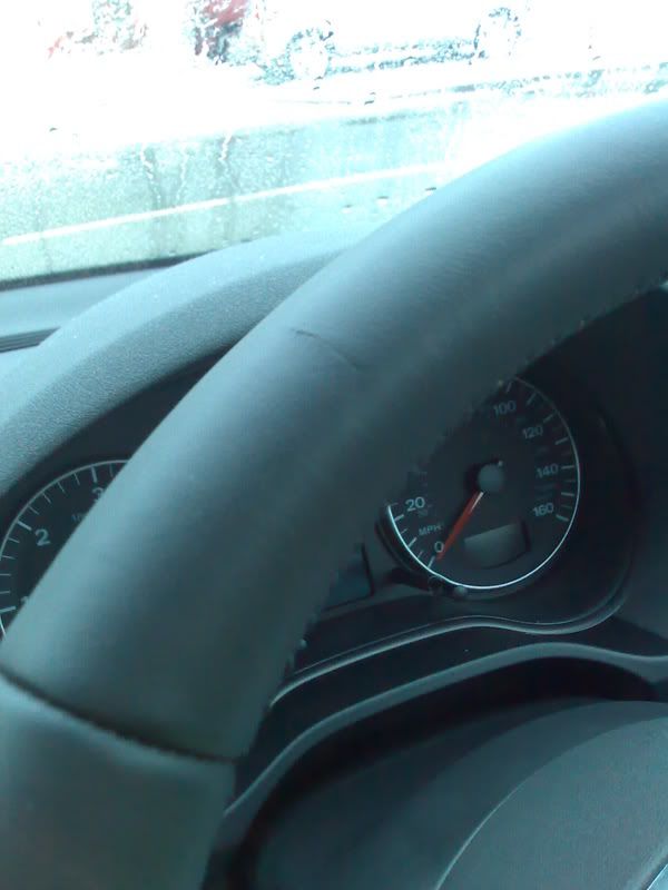 Small scratch on leather steering wheel Detailing World Forum