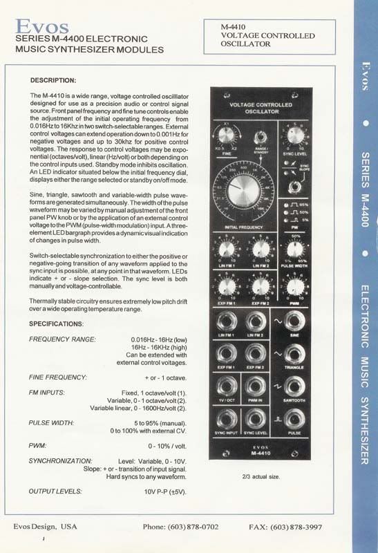 EVOS VCO Module