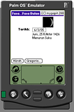 Fasa Bulan in PalmOS Emulator