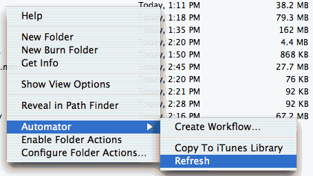Refresh for OS X Finder