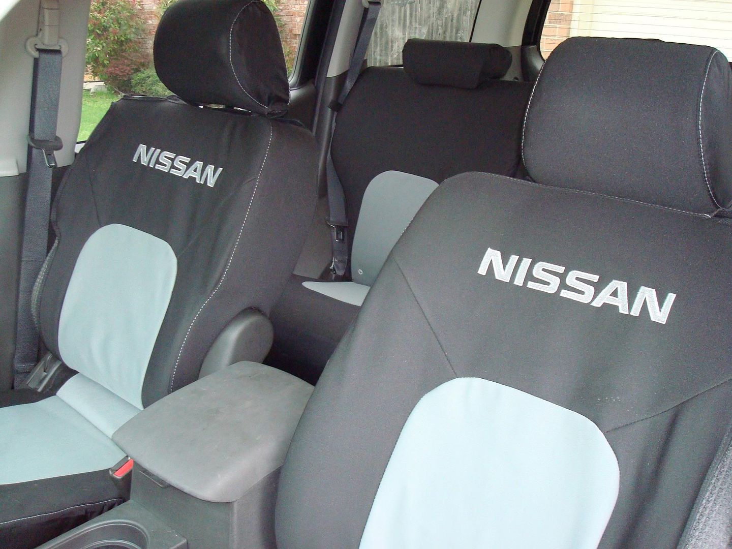 Pink and black nissan frontier seat covers #6