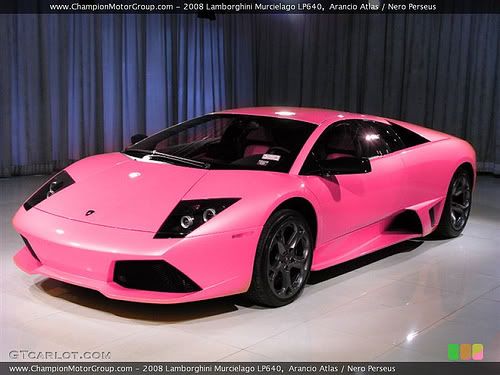 Pink Lamborghini Murcielago LP460