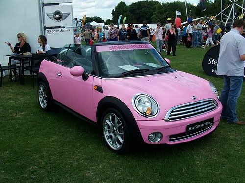 Pink Mini Cooper