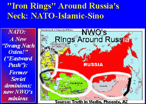Три прстена Пентагона око Русије