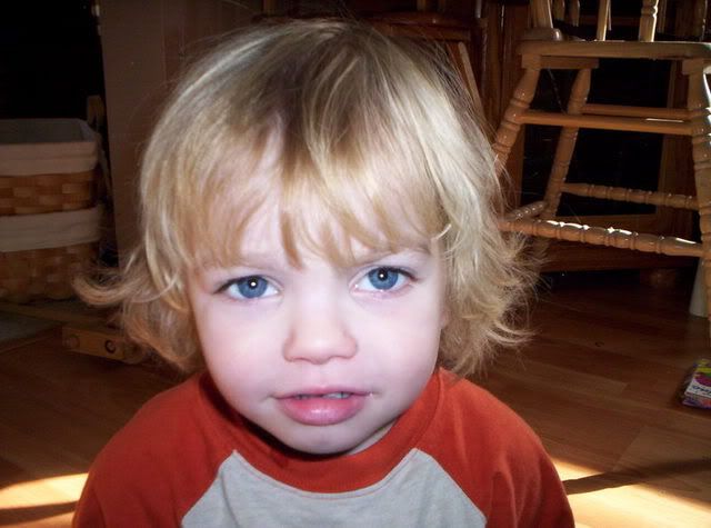 Aww, so cute, I love shaggy haired little boys, (or big boys for that matter 