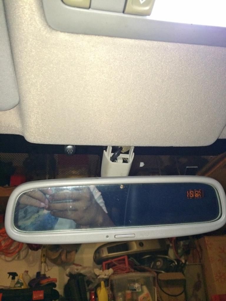 Our rear view mirror is loose. How do I tighten this? Lexus IS Forum