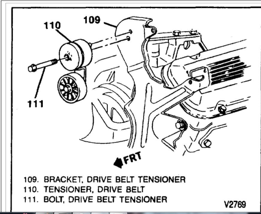 Need 454 TBI/serpentine belt help.