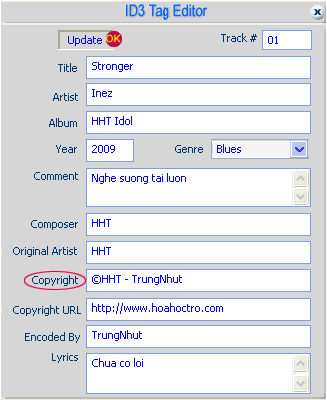 Edit ID3 Tag