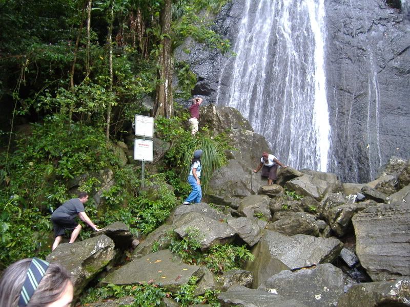 DSCF1631.jpg Me climbing rocks into the waterfall image by DNIKKI