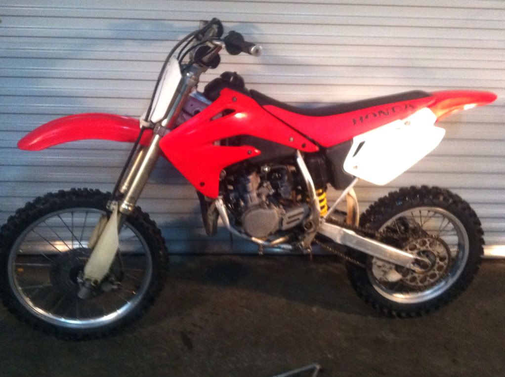 2004 Honda CR85, Uploaded from the Photobucket iPhone App