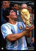 Maradona en el mejor momento de su vida