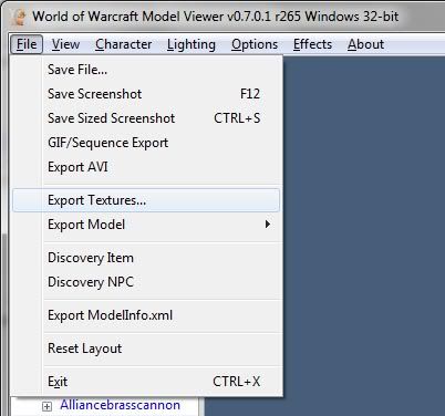 Export Textures...