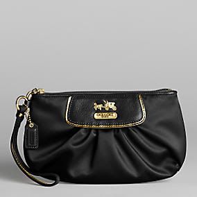 black coach wristlets