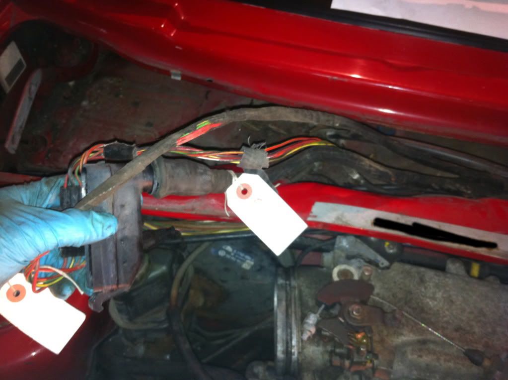 Removing mk2 engine loom Club GTI