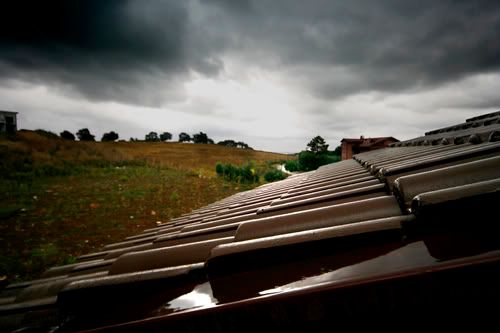 The equally dramatic sky looking towards the black sea a minute or so later