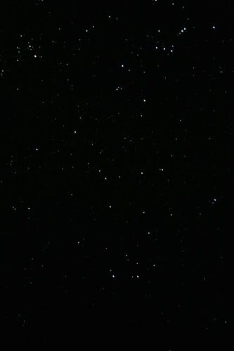 The sky at night