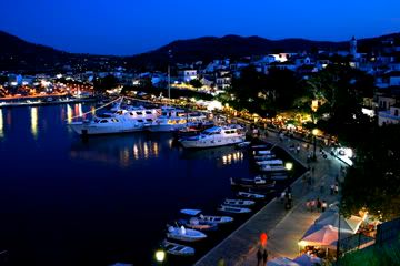 Skopelos by night - normal lens