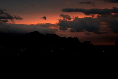 Sunset Over Strand