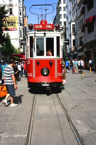 The antique tram is probably one of the most photographed vehicles in the world